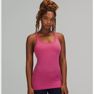 Lululemon Ebb to Street Tank size 4 black/gray